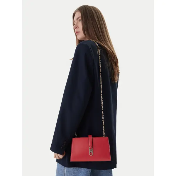 Tommy Hilfiger Torbica Tommy Hilfiger Th Libre Chain Crossover AW0AW18614 Crvena