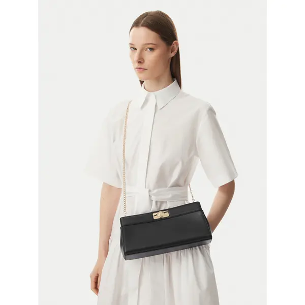Tommy Hilfiger Torbica Tommy Hilfiger Th Modern Clutch AW0AW18727 Crna