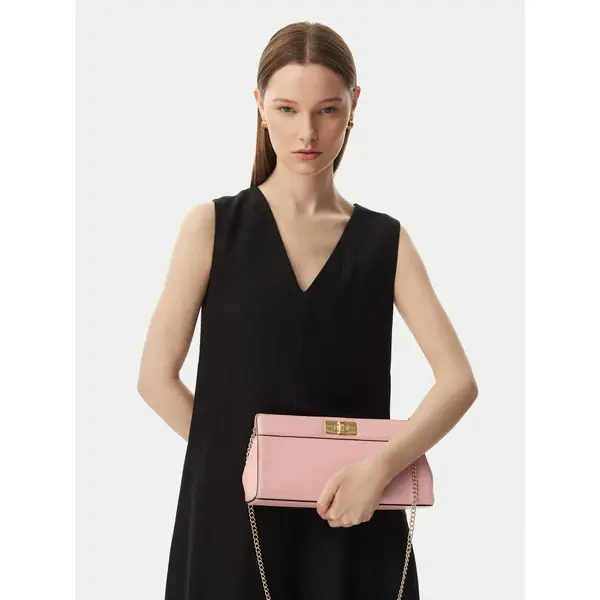Tommy Hilfiger Torbica Tommy Hilfiger Th Modern Clutch AW0AW18727 Svijetlo roza