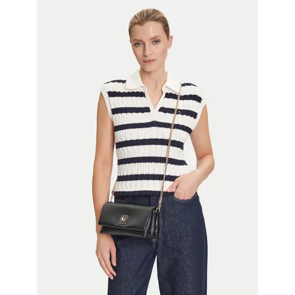 Tommy Hilfiger Torbica Tommy Hilfiger Th Modern Mini Crossover AW0AW17462 Crna