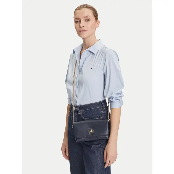 Tommy Hilfiger Torbica Tommy Hilfiger Th Modern Mini Crossover AW0AW17462 Tamnoplava