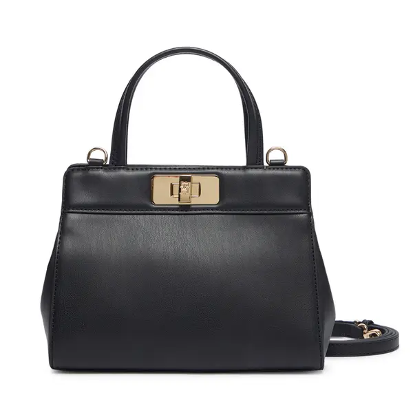 Tommy Hilfiger Torbica Tommy Hilfiger Th Modern Mini Satchel AW0AW18726 Crna