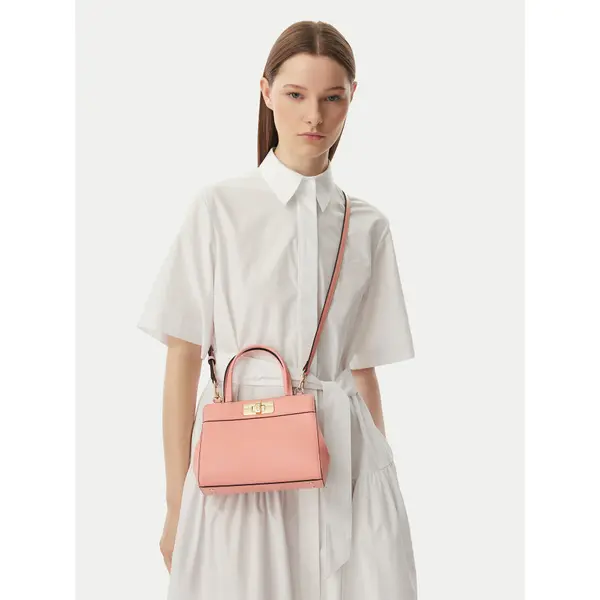 Tommy Hilfiger Torbica Tommy Hilfiger Th Modern Mini Satchel AW0AW18726 Svijetlo roza