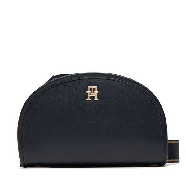 Tommy Hilfiger Torbica Tommy Hilfiger Th Monotype Half Moon Camera Bag AW0AW16774 Space Blue DW6