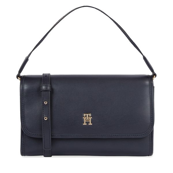 Tommy Hilfiger Torbica Tommy Hilfiger Th Monotype Shoulder Bag AW0AW16162 Space Blue DW6