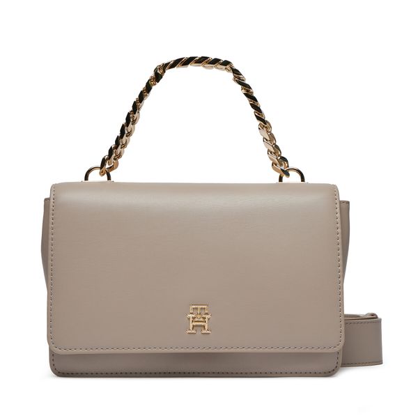 Tommy Hilfiger Torbica Tommy Hilfiger Th Refined Med Crossover AW0AW15725 Smooth Taupe PKB