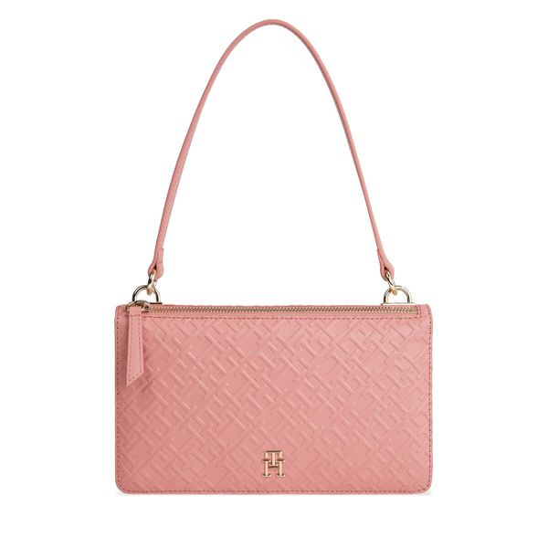 Tommy Hilfiger Torbica Tommy Hilfiger Th Refined Shoulder Bag Mono AW0AW15975 Teaberry Blossom TJ5