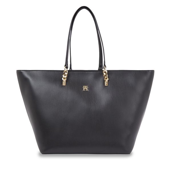 Tommy Hilfiger Torbica Tommy Hilfiger Th Refined Tote AW0AW16112 Black BDS