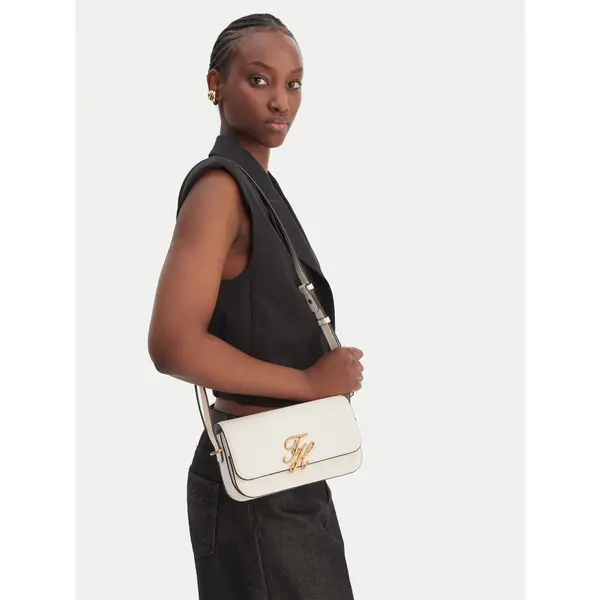 Tommy Hilfiger Torbica Tommy Hilfiger Th Script Flap Crossover AW0AW18399 Bijela