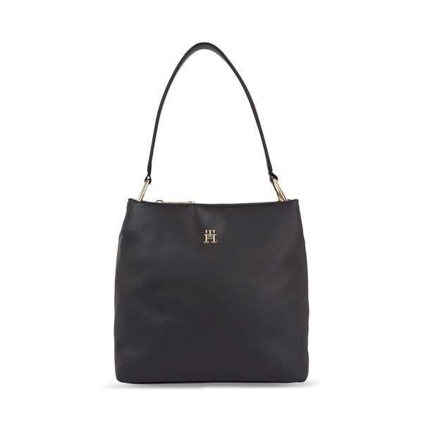 Tommy Hilfiger Torbica Tommy Hilfiger Th Soft Bucket AW0AW15878 Black BDS