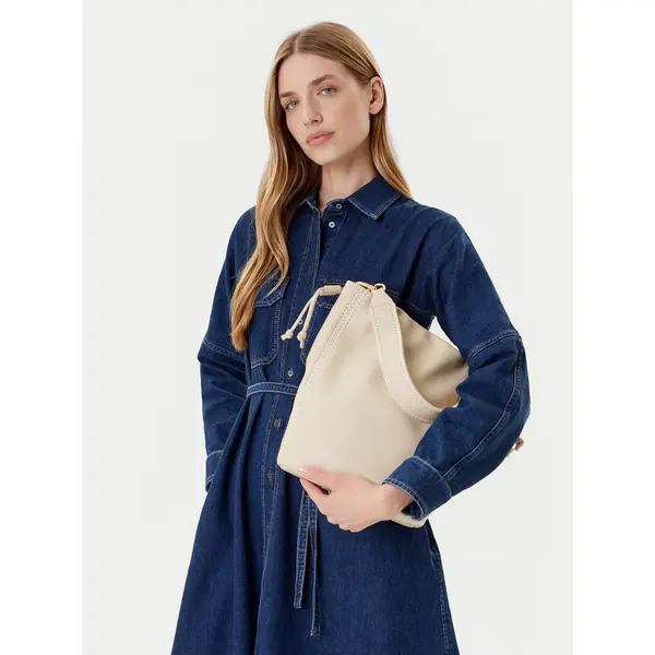 Tommy Hilfiger Torbica Tommy Hilfiger Th Soft Summer Bucket AW0AW17540 Bež