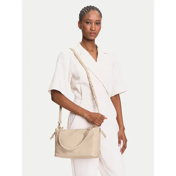 Tommy Hilfiger Torbica Tommy Hilfiger Th Soft Summer Mini Bucket AW0AW17541 Bež