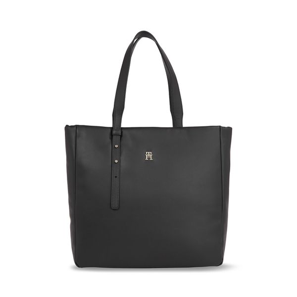 Tommy Hilfiger Torbica Tommy Hilfiger Th Soft Tote AW0AW15527 Black BDS