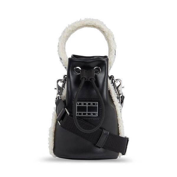 Tommy Jeans Torbica Tommy Jeans AW0AW15652 Black Sherpa 0GL