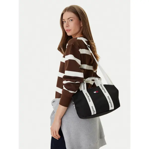 Tommy Jeans Torbica Tommy Jeans Ess Daily Mini Tote AW0AW18460 Crna