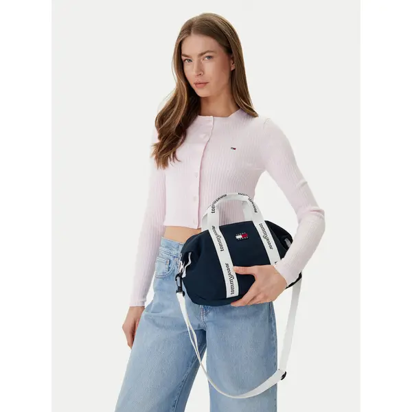 Tommy Jeans Torbica Tommy Jeans Ess Daily Mini Tote AW0AW18460 Tamnoplava