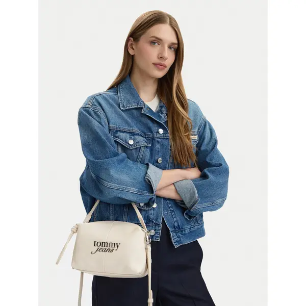 Tommy Jeans Torbica Tommy Jeans Tjw Bold Camera Bag AW0AW18470 Écru
