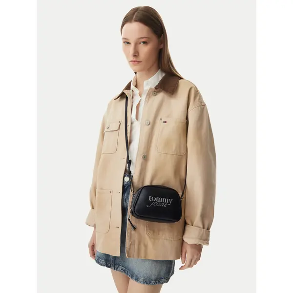 Tommy Jeans Torbica Tommy Jeans Tjw Bold Camera Bag AW0AW18785 Crna