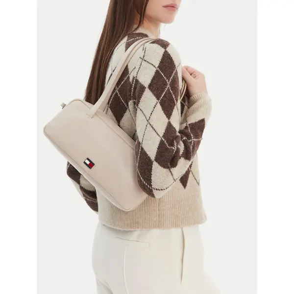 Tommy Jeans Torbica Tommy Jeans Tjw City Shoulder Bag AW0AW18075 Bež