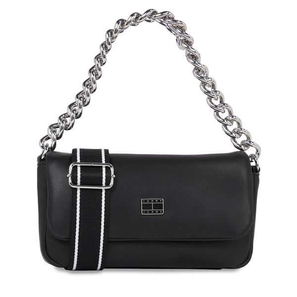 Tommy Jeans Torbica Tommy Jeans Tjw City-Wide Flap Crossover AW0AW15936 Black BDS