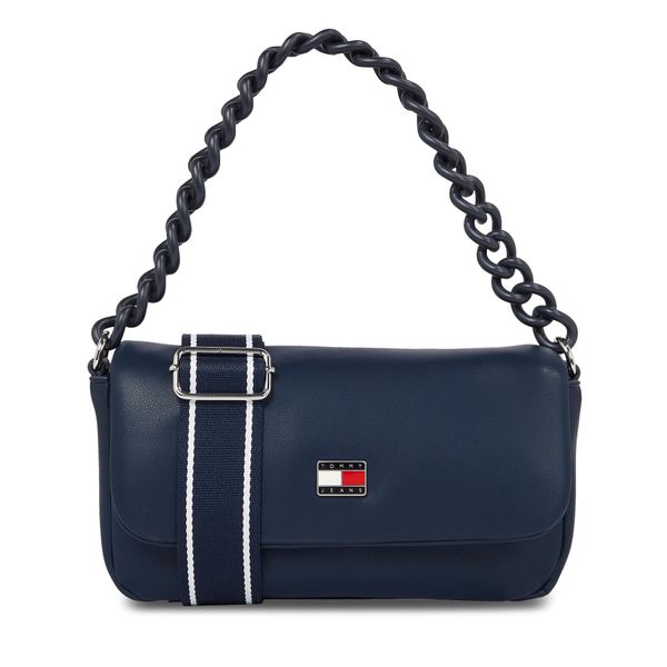 Tommy Jeans Torbica Tommy Jeans Tjw City-Wide Flap Crossover AW0AW15936 Dark Night Navy C1G