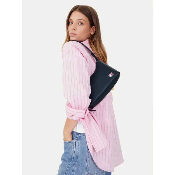 Tommy Jeans Torbica Tommy Jeans Tjw Cool Shoulder Bag AW0AW17873 Tamnoplava
