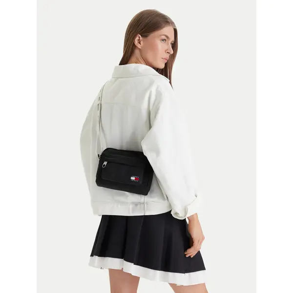 Tommy Jeans Torbica Tommy Jeans Tjw Ess Daily Crossover AW0AW18462 Crna