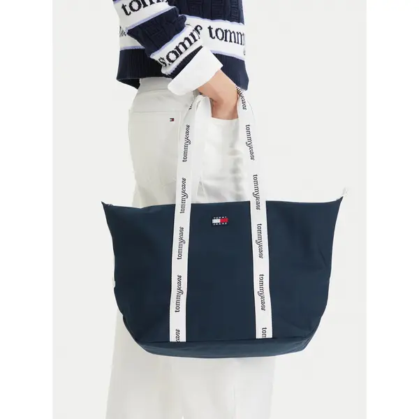 Tommy Jeans Torbica Tommy Jeans Tjw Ess Daily Tote AW0AW18461 Bež