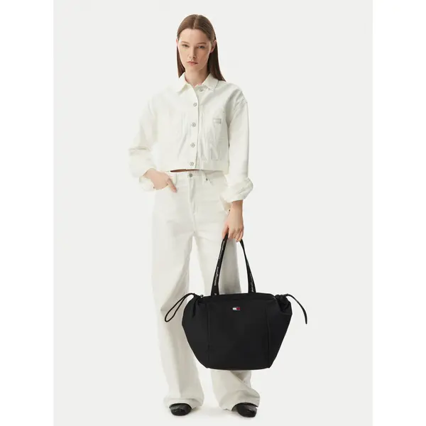 Tommy Jeans Torbica Tommy Jeans Tjw Ess Daily Tote AW0AW18771 Crna