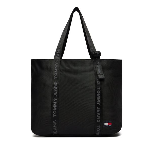 Tommy Jeans Torbica Tommy Jeans Tjw Essential Daily Tote AW0AW15819 Black BDS
