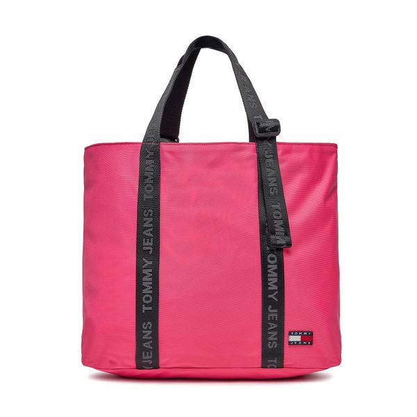 Tommy Jeans Torbica Tommy Jeans Tjw Essential Daily Tote AW0AW15819 Pink Alert THW