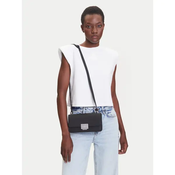 Tommy Jeans Torbica Tommy Jeans Tjw Fashionista Crossover AW0AW17306 Crna