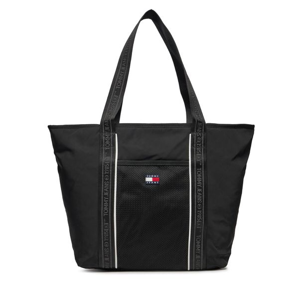 Tommy Jeans Torbica Tommy Jeans Tjw Heritage Tote AW0AW15824 Black BDS