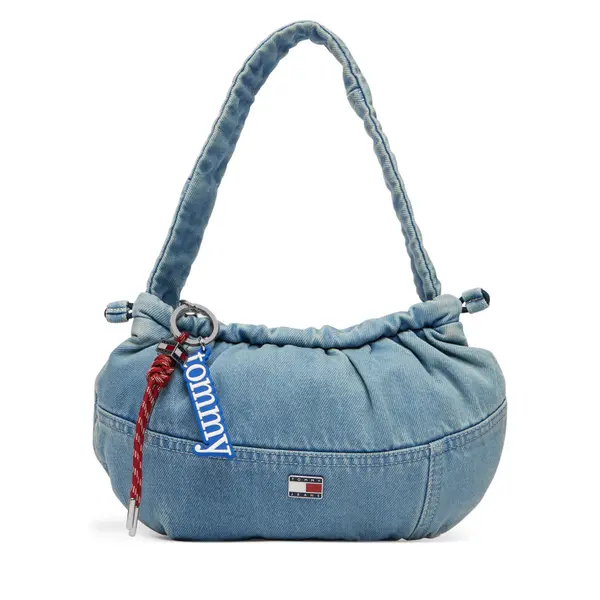 Tommy Jeans Torbica Tommy Jeans Tjw Icon Charms Denim Shlder Bag AW0AW18883 Plava
