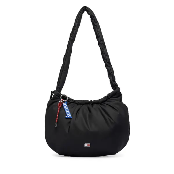 Tommy Jeans Torbica Tommy Jeans Tjw Icon Charms Hobo AW0AW18783 Crna