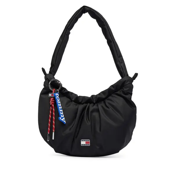Tommy Jeans Torbica Tommy Jeans Tjw Icon Charms Shoulder Bag AW0AW18780 Crna