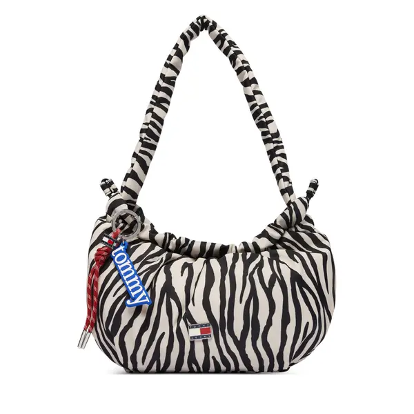 Tommy Jeans Torbica Tommy Jeans Tjw Icon Charms Zebra Shlder Bag AW0AW18882 Bijela