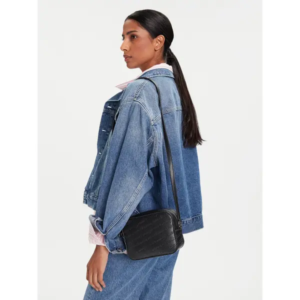Tommy Jeans Torbica Tommy Jeans Tjw Must Aop Camera Bag AW0AW17865 Crna