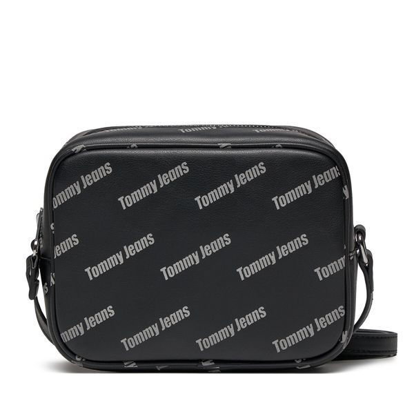 Tommy Jeans Torbica Tommy Jeans Tjw Must Camera Bag Aov Print AW0AW15645 Black Allover Print 0GJ