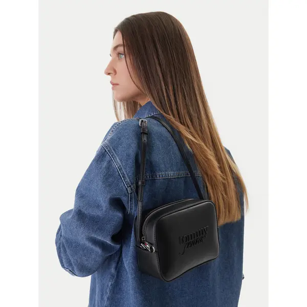 Tommy Jeans Torbica Tommy Jeans Tjw Must Camera Bag AW0AW18451 Crna
