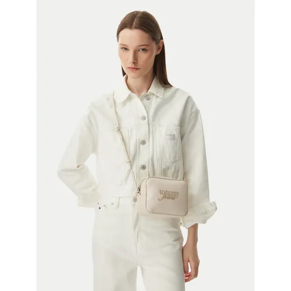 Tommy Jeans Torbica Tommy Jeans Tjw Must Camera Bag AW0AW18451 Krem