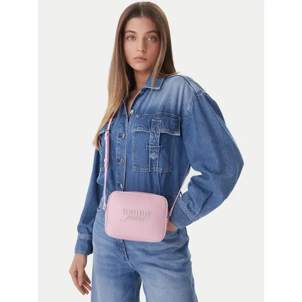 Tommy Jeans Torbica Tommy Jeans Tjw Must Camera Bag AW0AW18451 Ružičasta