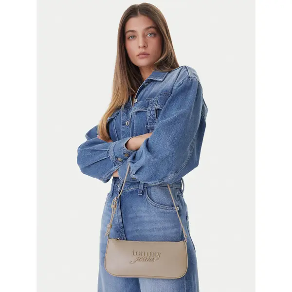 Tommy Jeans Torbica Tommy Jeans Tjw Must Shoulder Bag AW0AW18449 Bež