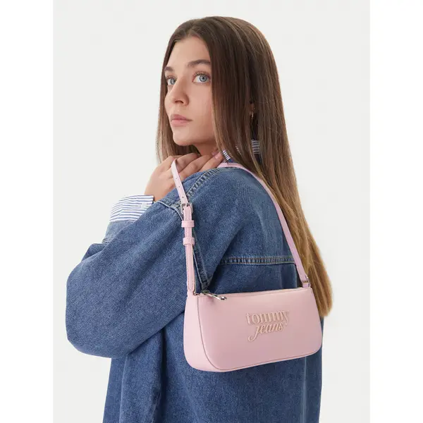 Tommy Jeans Torbica Tommy Jeans Tjw Must Shoulder Bag AW0AW18449 Ružičasta
