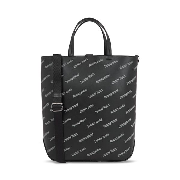 Tommy Jeans Torbica Tommy Jeans Tjw Must Tote Aov Print AW0AW15646 Black Allover Print 0GJ
