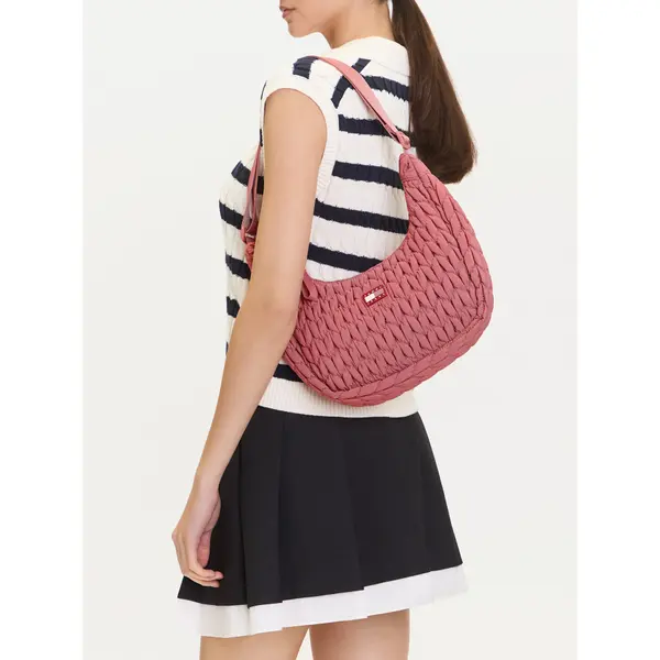 Tommy Jeans Torbica Tommy Jeans Tjw Urban Quilted AW0AW17546 Ružičasta