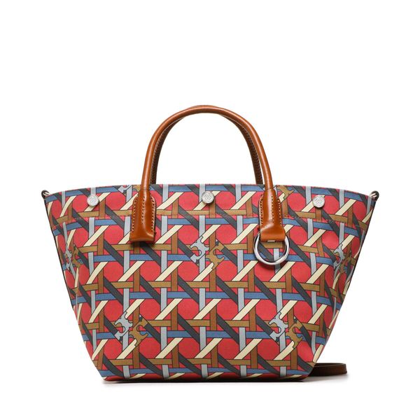 Tory Burch Torbica Tory Burch Canvas Basketweave 139025 Tory Red 600