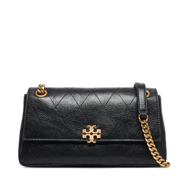 TORY BURCH Torbica Tory Burch Charlie Quilted Small Shoulder Bag 185829 Crna