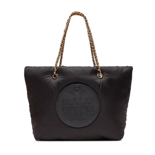 Tory Burch Torbica Tory Burch Ella Puffy Chain Tote 152450 Black 001