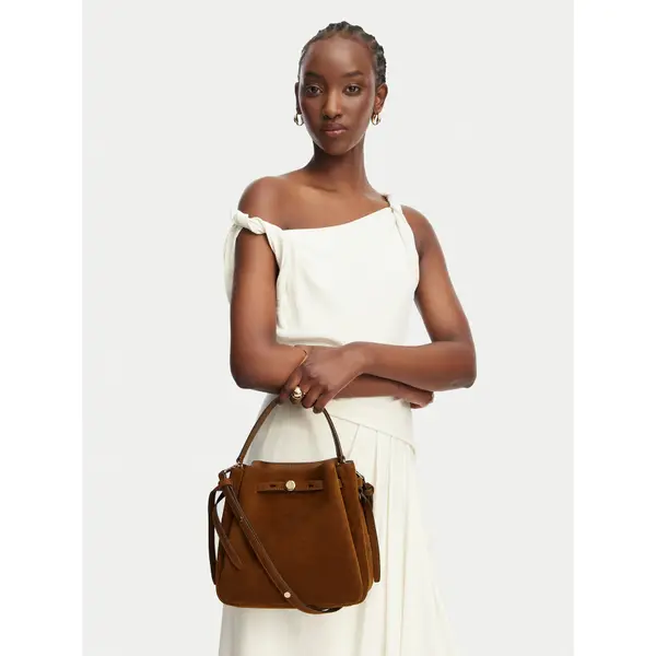 TORY BURCH Torbica Tory Burch Romy 174221 Smeđa